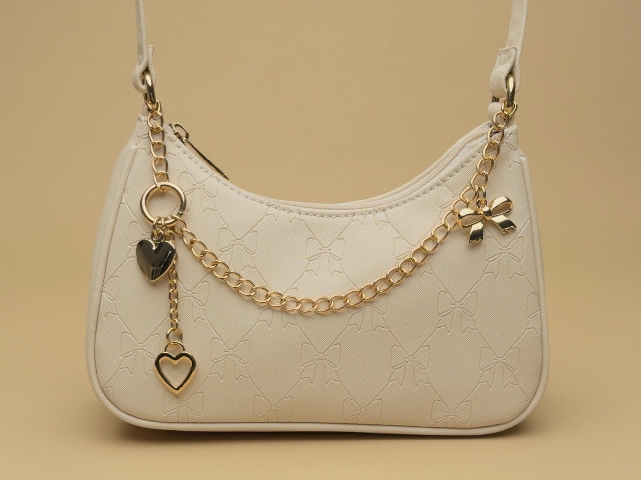 White Charm Bag