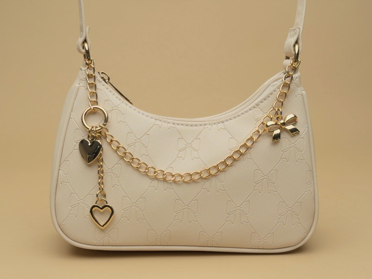 White Charm Bag