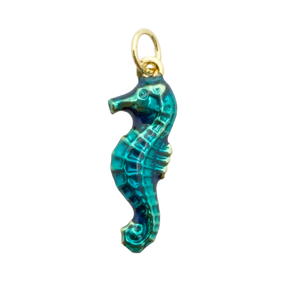 Blue seahorse