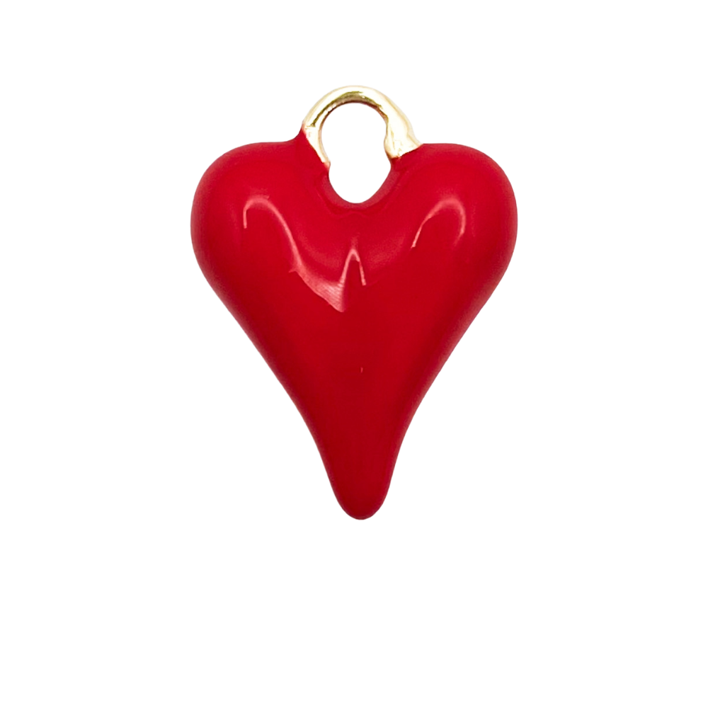 Flat Red Heart