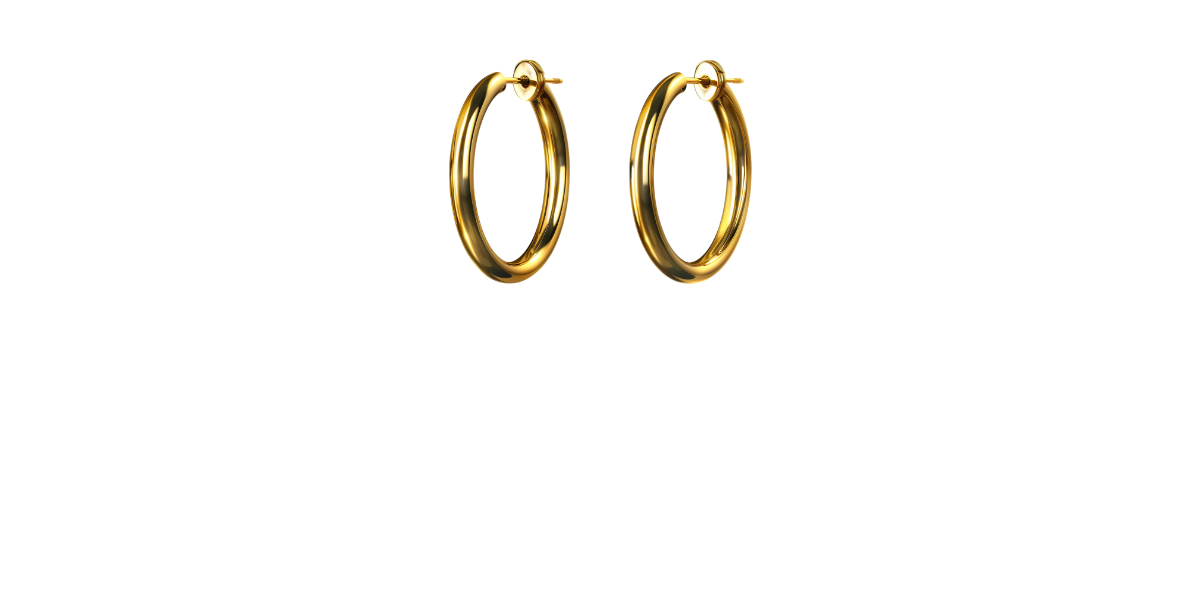 Gold earring